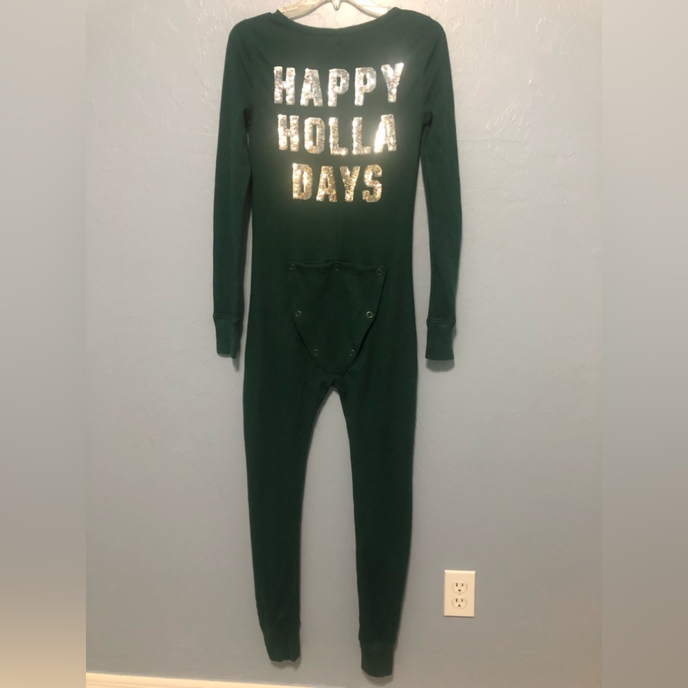 Victoria’s Secret Pink Holiday Bling Onesie-XS